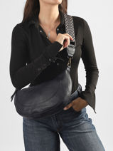 Sac Bandouli�re Sangle Mandoline Bleu sangle MD041-vue-porte