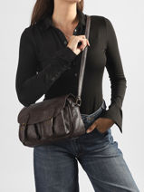 Cross Body Tas Sangle Mandoline Bruin sangle MD511-vue-porte