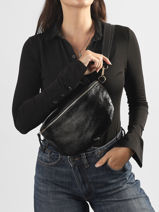 Heuptasje Leder Milano Zwart nine NI21123O-vue-porte