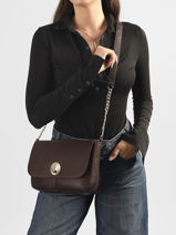 Sac Bandouli�re Grainna Cuir Pieces Marron grainna 17164791-vue-porte