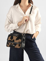 Sac Bandouli�re Ninon Cuir Lancel Marron ninon A14250-vue-porte