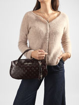 Handtas Carmella Guess Rood carmella PT222505-vue-porte
