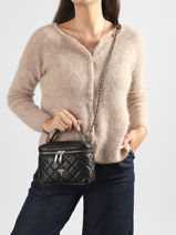 Sac Bandouli�re Juliet Guess Noir juliet QG245677-vue-porte