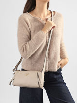 Sac Bandouli�re Devon Guess Beige devon BG974572-vue-porte