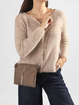 Cross Body Tas Divina Winter Valentino Bruin divina winter VBSAO19C-vue-porte