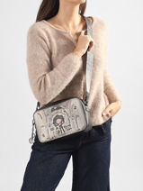 Cross Body Tas Orchestra Anekke Grijs orchestra 43803447-vue-porte