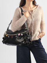 Sac Port� �paule Gravity Desigual Noir gravity 26WAXP79-vue-porte