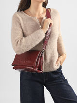 Sac Bandouli�re Half Logo Desigual Rouge half logo 26WAXP80-vue-porte
