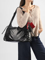 Sac Port� �paule Galaxy Desigual Noir galaxy 26WAXPB0-vue-porte