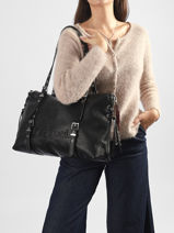 Sac Port� �paule Half Logo Desigual Noir half logo 26WAXP06-vue-porte