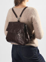 Sac Bandouli�re Sirocco Desigual Marron sirocco 26WAKP28-vue-porte