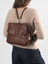 Cross Body Tas Sirocco Desigual Bruin sirocco 26WAKP29-vue-porte