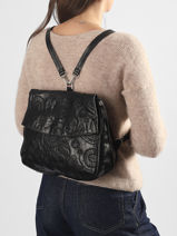 Sac Bandouli�re Sirocco Desigual Noir sirocco 26WAKP27-vue-porte