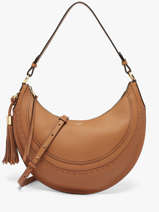 Sac Hobo M Zipp� Hoboh�me Cuir Lancel Marron hoboheme A14217