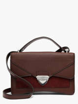 Sac Bandouli�re La Suite Cuir Paul marius Rouge la suite MGEORSUI