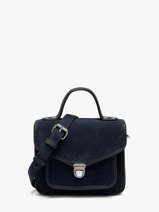 Sac Bandouli�re La Suite Cuir Paul marius Bleu la suite GEORXSUI