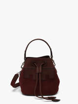 Sac Bandouli�re La Suite Cuir Paul marius Rouge la suite CAPUXSUI