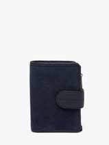 Portefeuille Cuir Paul marius Bleu la suite VALENSUI