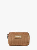 Portemonnee Hindbag Bruin velours V