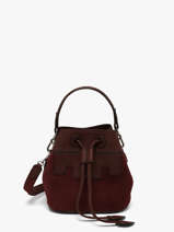 Sac Bandouli�re La Suite Cuir Paul marius Rouge la suite CAPUXSUI