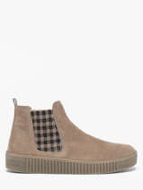 Boots En Cuir Gabor Beige women 8