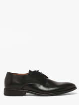 Chaussures De Ville En Cuir Kost Noir men AB29102