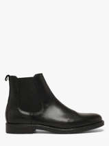 Chelsea Boots En Cuir Kost Noir men B00030A