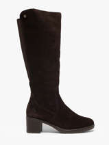 Laarzen Met Hak Uit Leder Remonte Bruin women 25