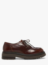 Derby Veterschoenen Uit Leder We do Rood women CO22346