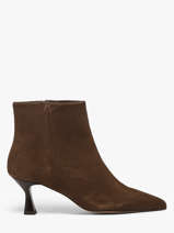 Bottines Talon Aiguille En Cuir We do Marron women CO90048C