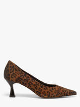 Pumps Met Naaldhak Uit Leder We do Bruin women CO55406B