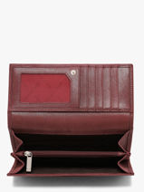 Portefeuille Glossy Nubuck Leder Nathan baume Rood dynasty NG-vue-porte