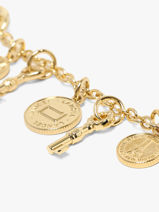 Bijoux De Sac Lancel Or charms A14326-vue-porte