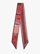 Foulard Lancel Rouge charms A14338