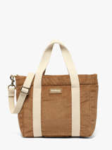 Sac Port� Main Velours Velours C�tel� Hindbag Marron velours V