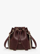 Bucket Bag Alba Double Leder Lancaster Bruin alba double 80