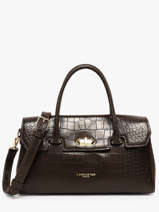 Sac Port� Main Exo Cuir Lancaster Marron exo 108