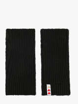 Handschoenen Pieces Zwart aura 17166766