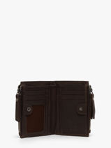 Portefeuille Heritage Cuir Biba Marron heritage HAK6L-vue-porte