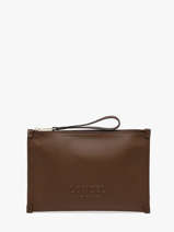 Pochette Zipp�e Jour Cuir Lancel Marron jour A13174