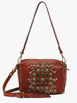 Cross Body Tas Ribes Leder Campomaggi Bruin ribes 1080ND