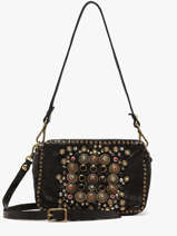 Sac Bandouli�re Ribes Cuir Campomaggi Noir ribes 1080ND