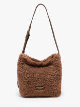 Sac Port� �paule Moumoute Lancaster Marron moumoute 89