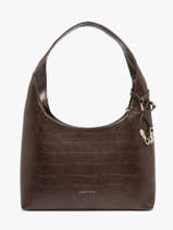 Sac Cabas Lauren Effet Croco Laurent david Marron ld bags 52