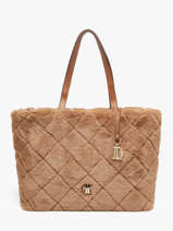 Sac Port� �paule Polly Format A4 Laurent david Beige ld bags 887