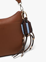 Bijoux De Sac Viamailbag Bleu short charm BAG-vue-porte