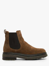 Chelsea Boots Uit Leder Aliwell Bruin women A225153
