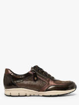 Sneakers Uit Leder Mephisto Bruin women P5150396
