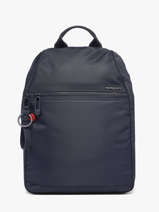 Sac � Dos L Vogue Polyester Recycl� Hedgren Bleu inner city upgrade HIC11L
