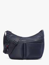 Sac Bandouli�re Inner City Upgrade Polyester Hedgren Bleu inner city upgrade HIC437